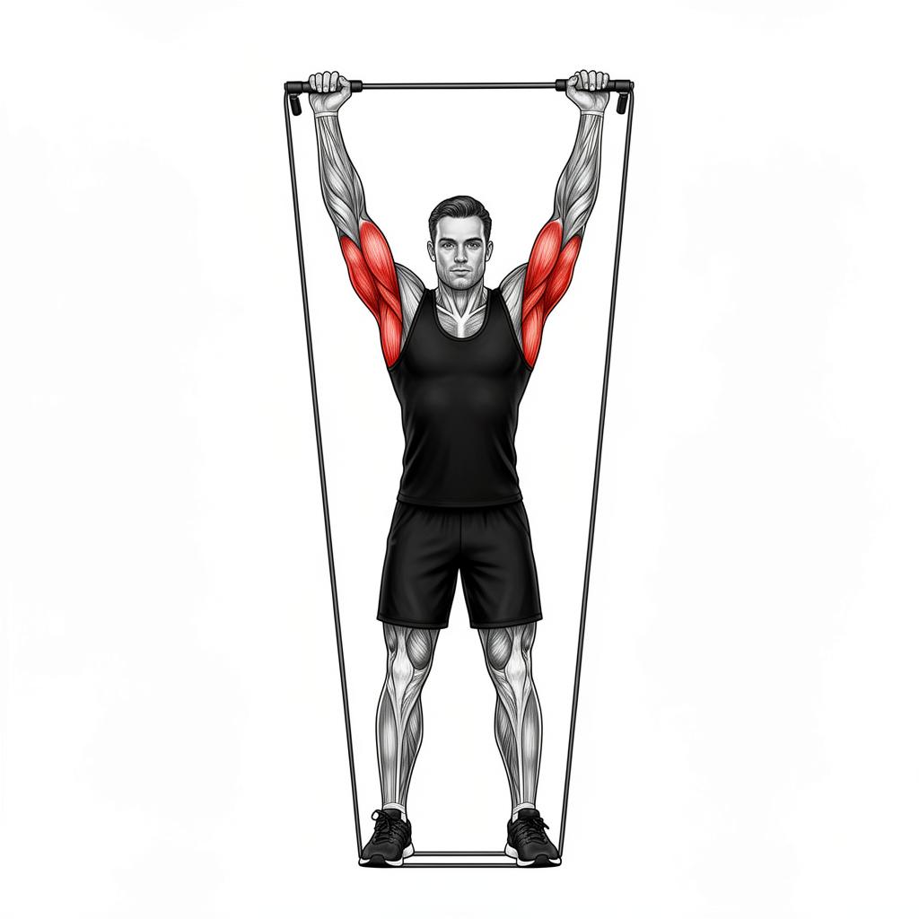 Band Overhead Press